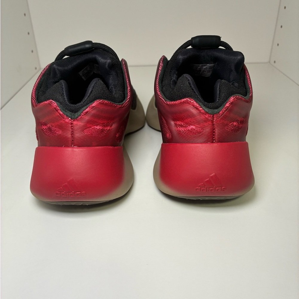 adidas Yeezy 700 v3 “Fade Carbon” Kids Sneakers - Black, Gray, Tan, Red, Blue - Picture 3 of 6